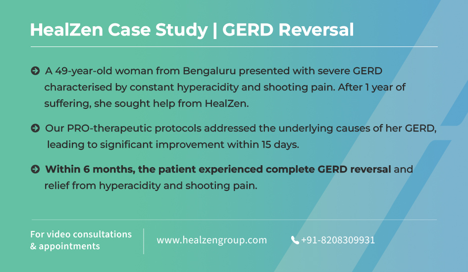 HealZen Case Study | GERD Reversal